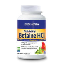 Betaine HCI 600mg - 60 caps
