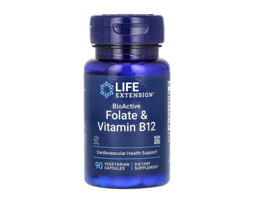 BioActive Folate & Vitamin B12 - 90 vcaps