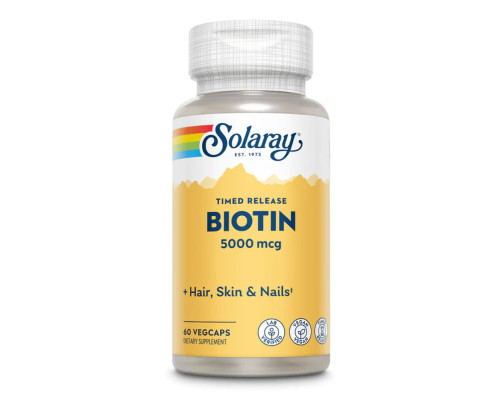 Biotin 5000mcg - 60 vcaps