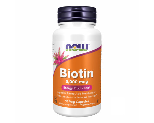 BIOTIN 5000mcg - 60 vcaps