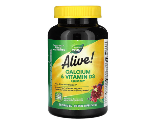 Calcium + D3 Gummy 60 ct (HFS)