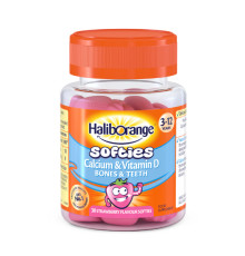 Softies Calcium & Vitamin D - 30 softgels Strawberry