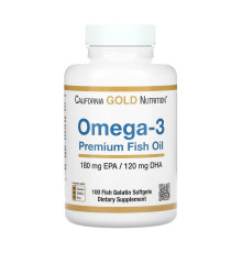 Omega-3 Premium Fish Oil 180mg - 100 softgels