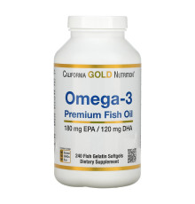 Omega-3 Premium Fish Oil 180mg - 240 softgels