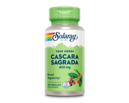 Cascara Sagrada Bark 450mg - 100 vcaps