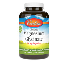 Магній гліцинат  Chelated Magnesium Glycinate - 180 tabs