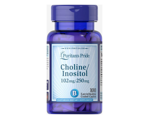 Choline Bitartate Inositol 102mg/250mg - 100 caps