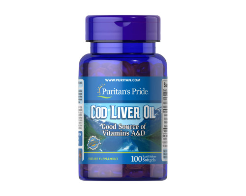 Cod Liver Oil 415 mg - 100 softgels