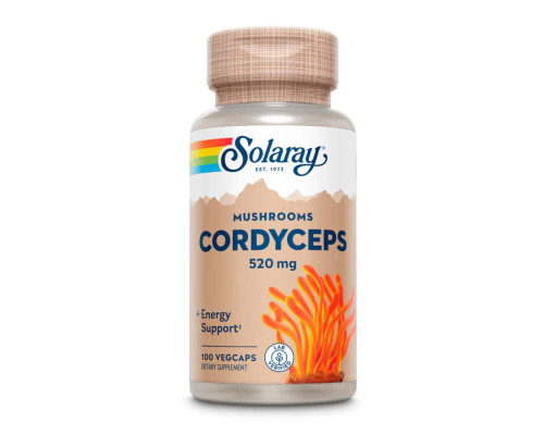Cordyceps Mushroom 520mg - 100 vcaps