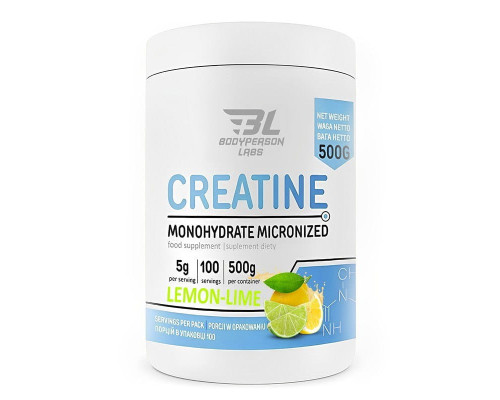 Creatine monohydrate - 500g Lemon Lime