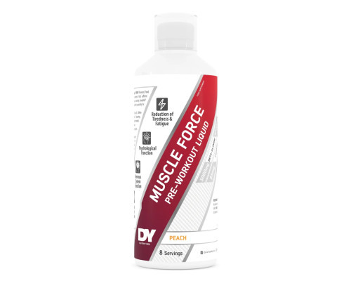Muscle Force PWO Liquid - 500ml Peach