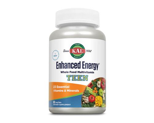 Вітаміни - комплекс для підлітків Enhanced Energy for Teens - 60 tabs