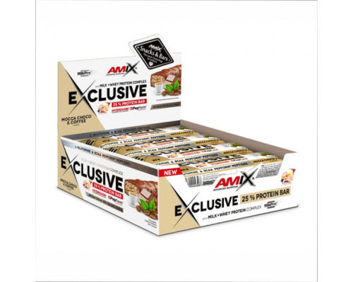 Exclusive Protein Bar - 12x85g Mocha-Choco-Coffee