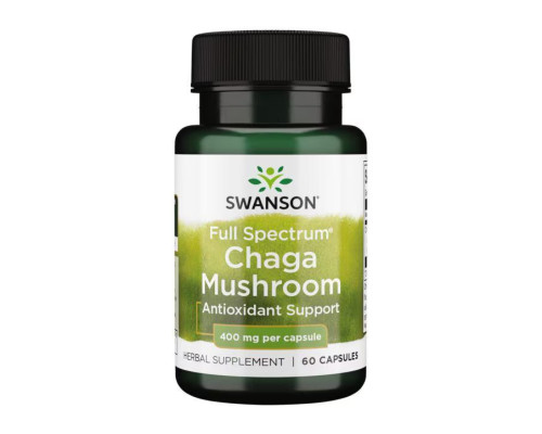 Full Spectrum Chaga Mushroom 400 mg - 60 caps
