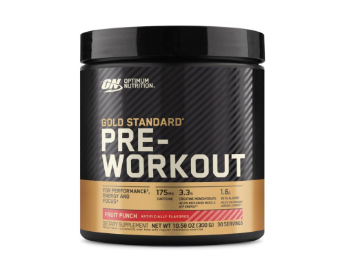 Gold Standard Pre Workout - 300g Fruit Punch