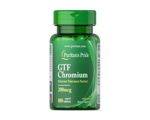 GTF Chromium 200 mcg - 100 tabs