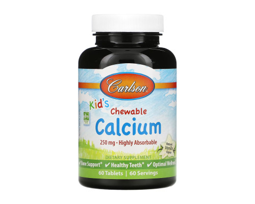 Кальцій жувальний дитячий Kids Chewable Calcium - 60 tabs