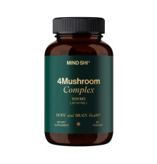 Комплекс 4 грибов, 4Mushroom Complex 1000 mg - 60 vegcaps