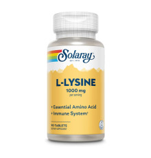 Комплекс с L-лизином и хелатом цинка L-Lysine Free Form 1000mg - 90 tabs