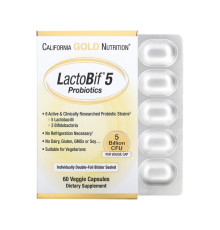 LactoBif 5 Probiotics - 60 veg caps