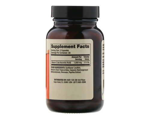 Ліпосомальний вітамін С, Liposomal Vitamin C, Dr. Mercola, 1000 мг, 60 капсул