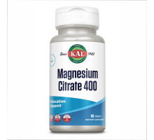 Магній цитрат Magnesium Citrate 400mg - 60 tabs