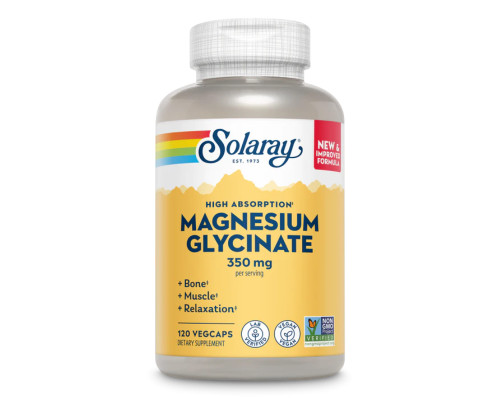 Magnesium Glycinate 350mg - 120 vcaps
