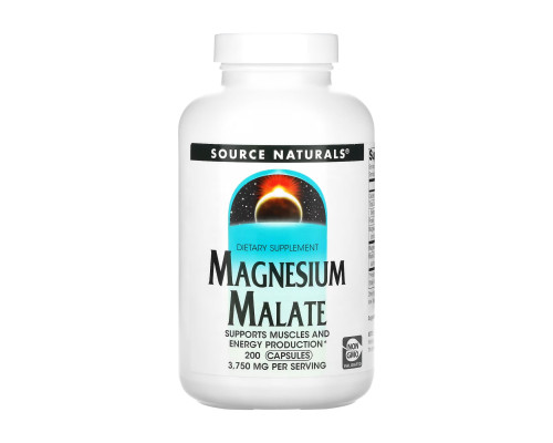 Магній малат Magnesium Malate 625mg - 200 caps