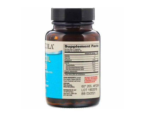 Масло криля для дітей, Kids Krill Oil, Dr. Mercola, 60 капсул