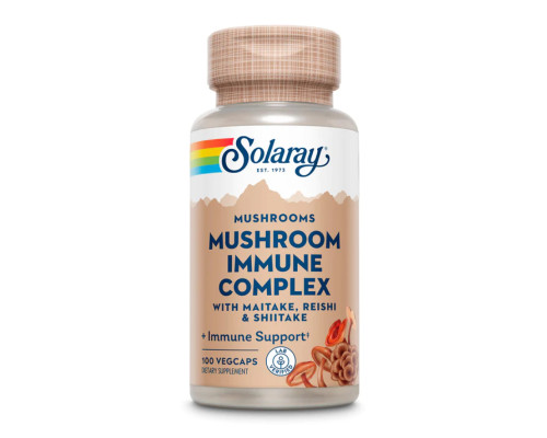Комплекс природна підтримка імунітету (гриби) Mushroom Immune Complex 600mg - 100 vcaps