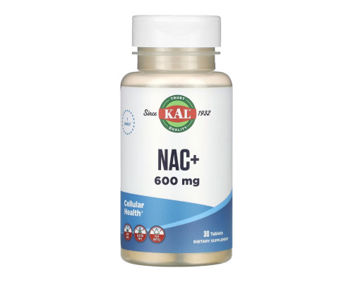 НАК-ацетилцистеїн NAC+ 600mg - 30 caps