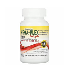 Залізо Hema-Plex NaturesPlus Cофтгель – 60 капсул