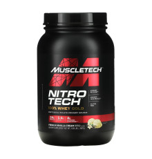 Nitro Tech 100% Whey Gold - 908g French Vanilla Cream