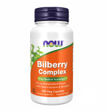  Комплекс чорниці здоров’я очей та антиоксидантний захист Bilberry Complex 80mg - 100 vcaps
