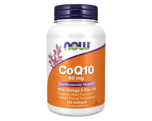 CoQ10 60mg with Omega-3 - 120 sgels
