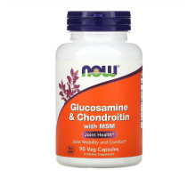 Glucosamine & Chondroitin with MSM - 90 vcaps