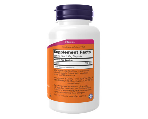 Inositol 500mg - 100caps