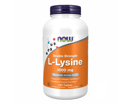 L-Lysine 1000mg - 250 tabs