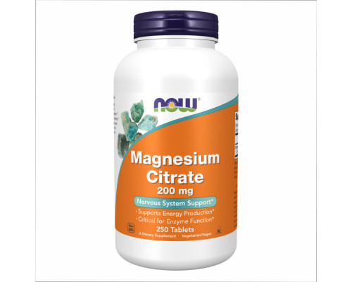 Magnesium Citrate 200mg - 250 tabs