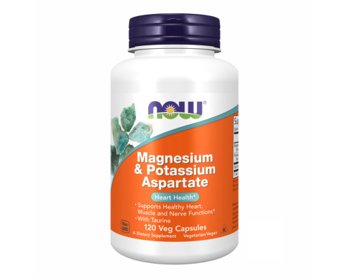 Magnesium & Potassium Aspartate - 120 vcaps