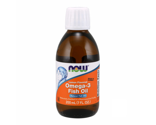Omega-3 Fish Oil Lemon - 200 ml (7 oz)