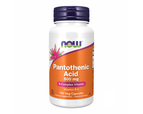 PANTOTHENIC ACID 500mg - 100 vcaps