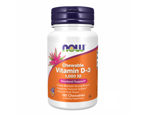 VIT D-3 1000 IU Fruity Chew - 180 loz