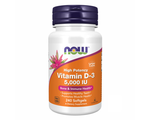 VIT D-3 5000 IU - 240 sgels