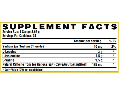 Lipo-6 BCAA Intense - 30srv Fruit Punch