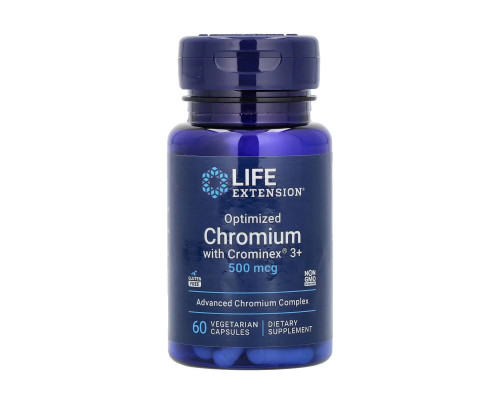 Optimized Chromium with Crominex® 3+ 500 mcg - 60 vcaps