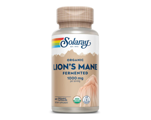 Organic Lion's Mane Fermented 1000mg - 60 caps