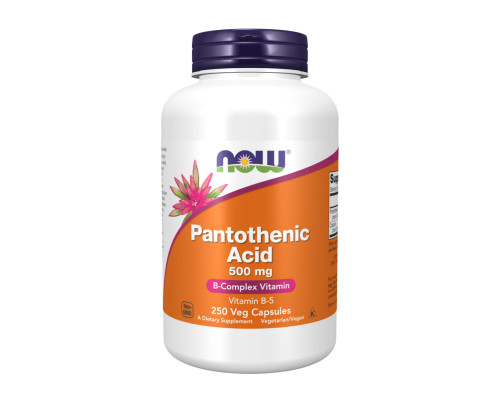 Pantothenic Acid 500 mg - 250 vcaps