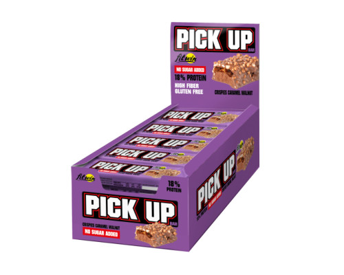 PickUp Crispies - 20x45g Caramel Walnut