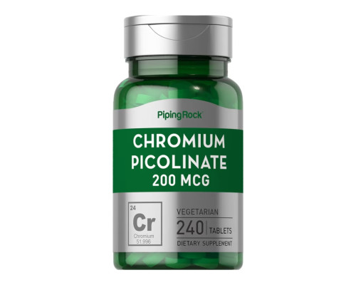 Chromium Picolinate 200 mcg - 240 tabs